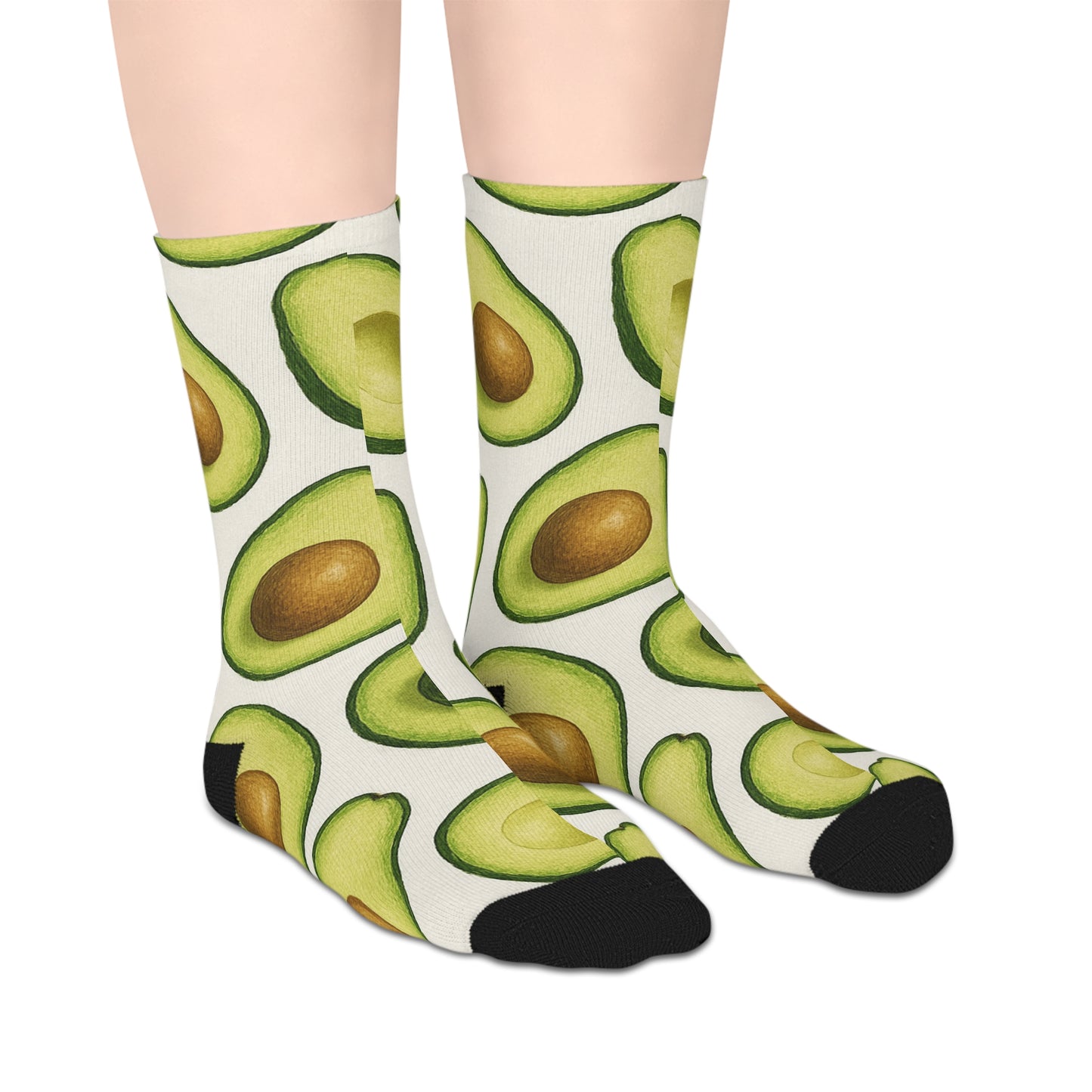 Avocado Mid-length Socks