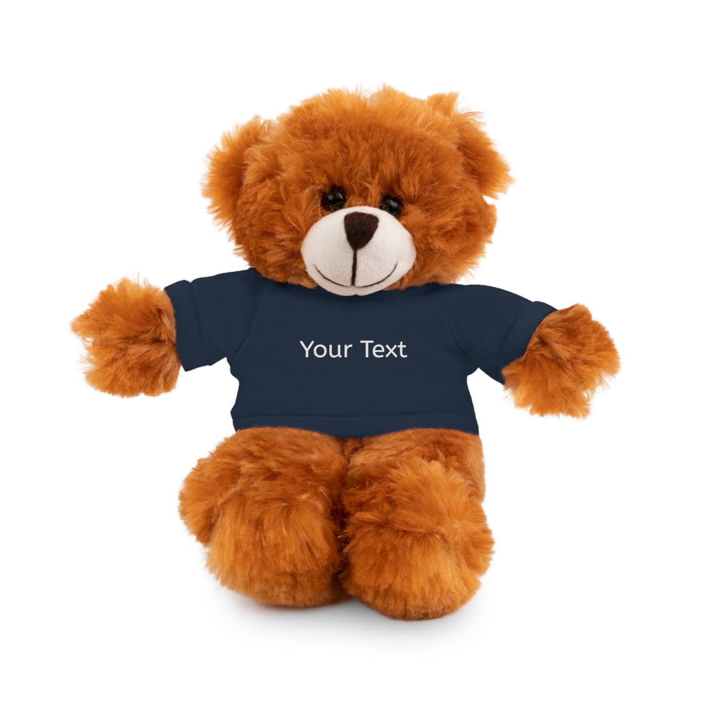 Personalized Stuffed Animal with Tee, Custom Teddy Bear Gift, Cuddly Plush Toy