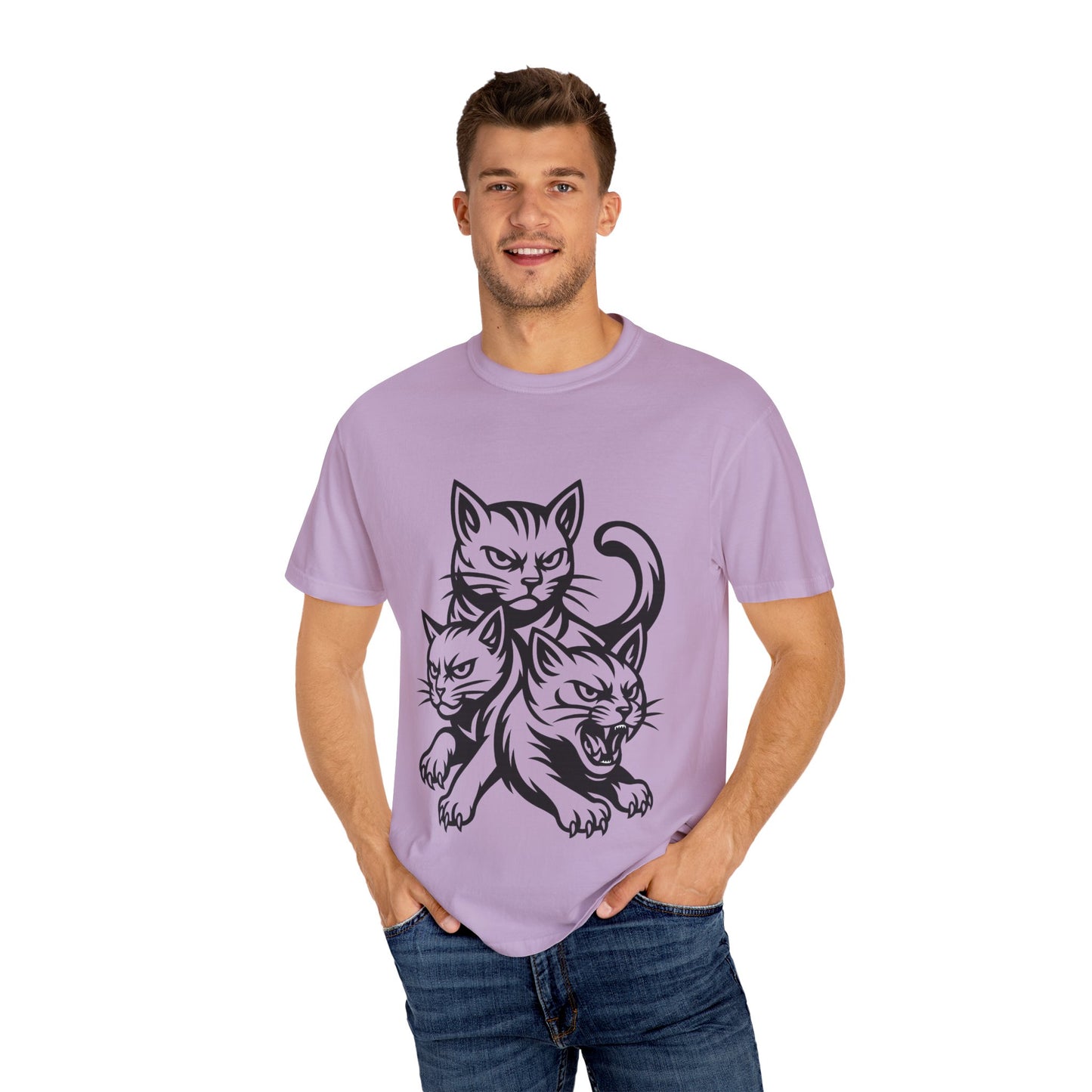 Fierce Cat Graphic T-Shirt