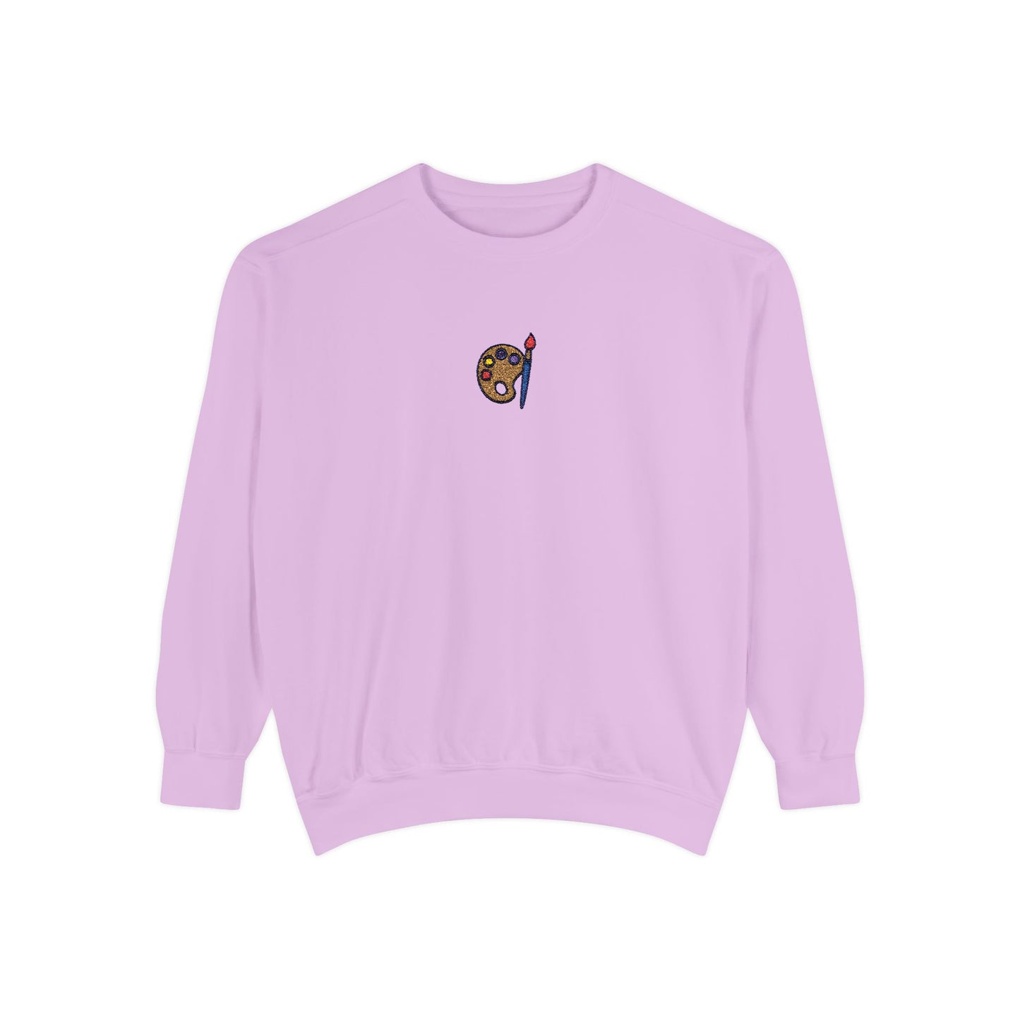 Paint Sweatshirt Embroidery Unisex