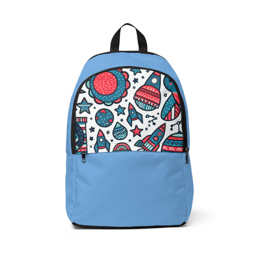 Space Backpack for Kids - Blue