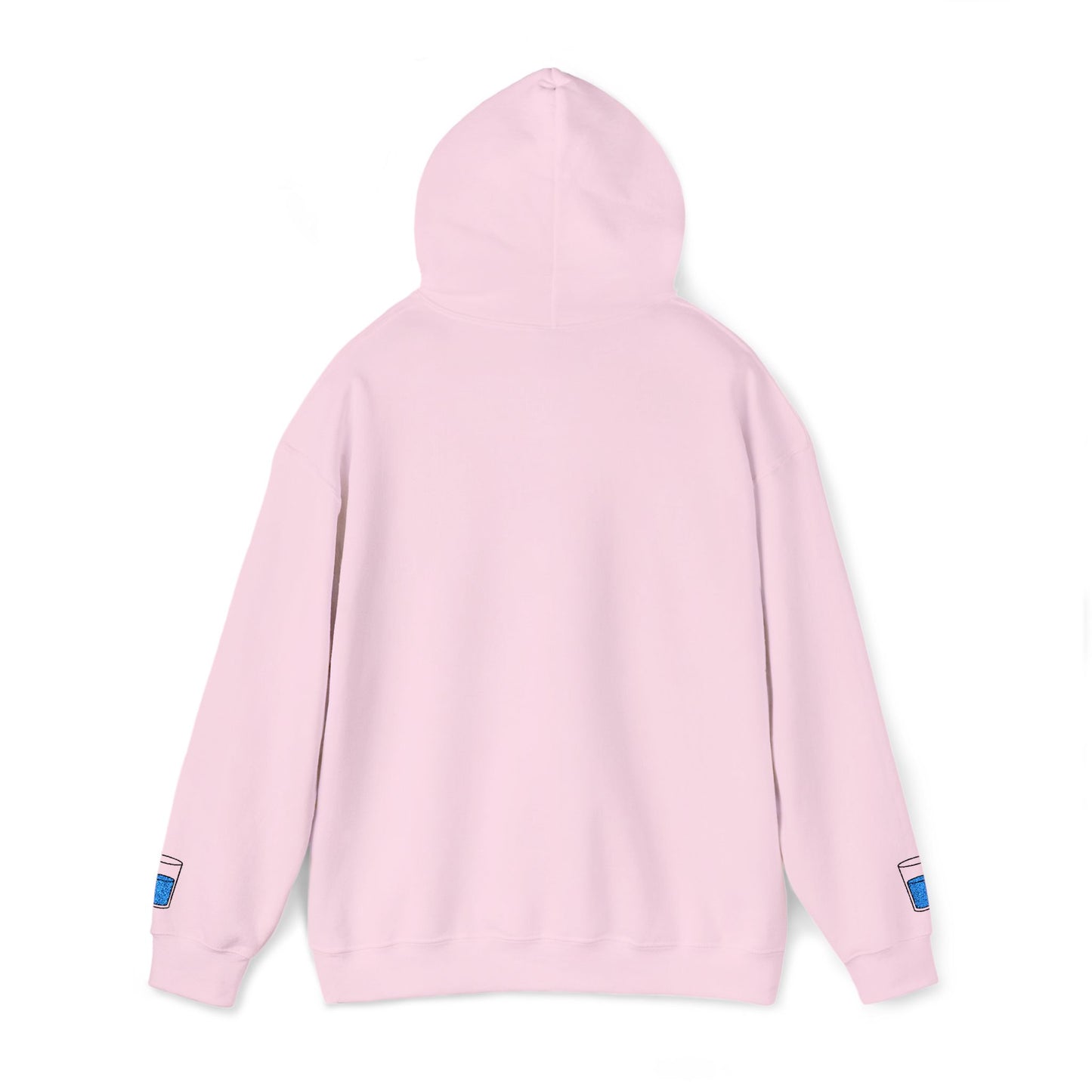 Glass Half Full with Sleeve Art Sweatshirt