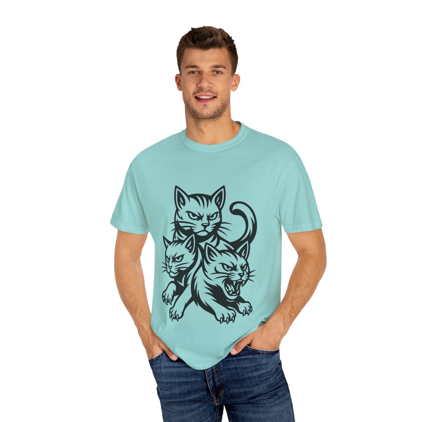Fierce Cat Graphic T-Shirt