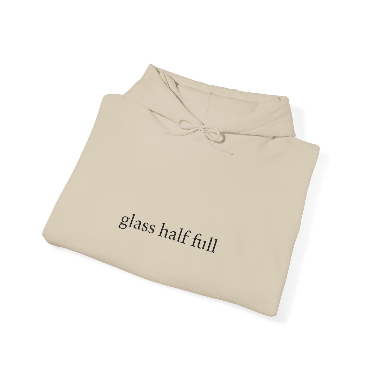 Glass Half Full with Sleeve Art Sweatshirt