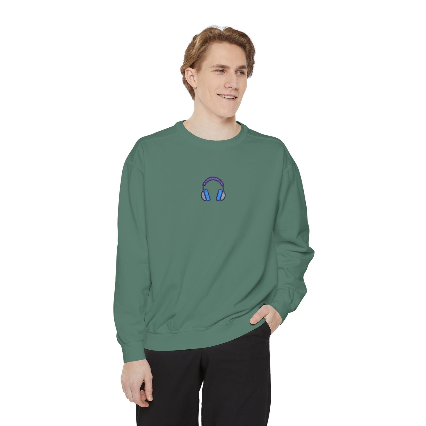 Music Lover's Embroidery Sweatshirt Unisex