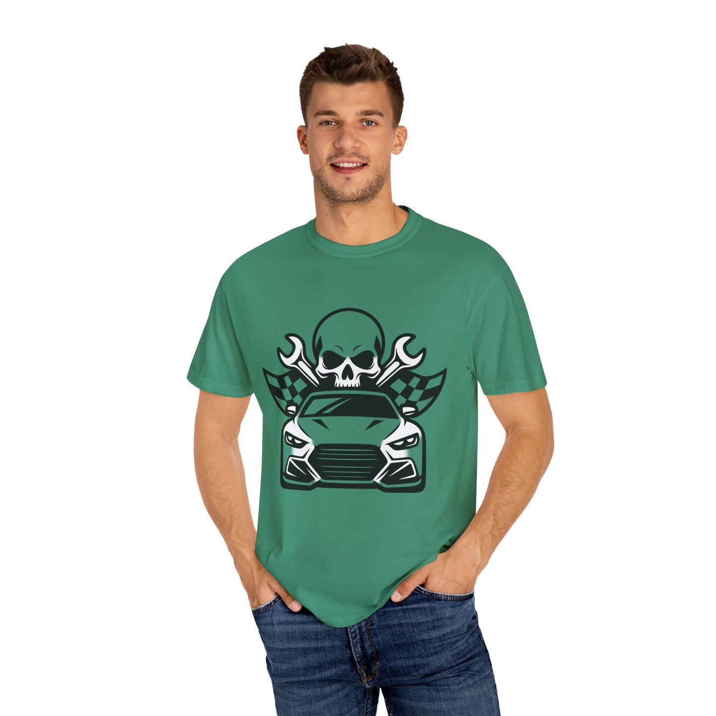 Skull Car T-Shirt Unisex