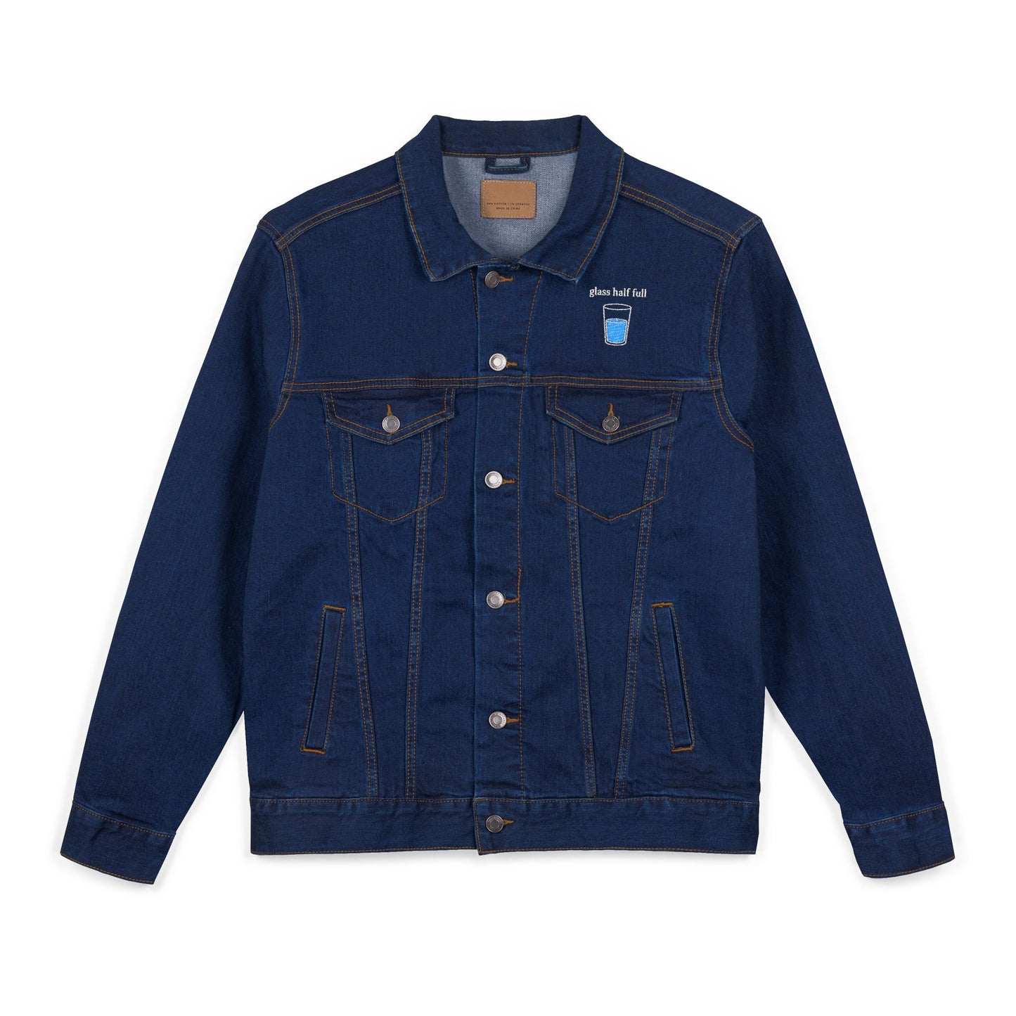 Embroidered Unisex Denim Jacket
