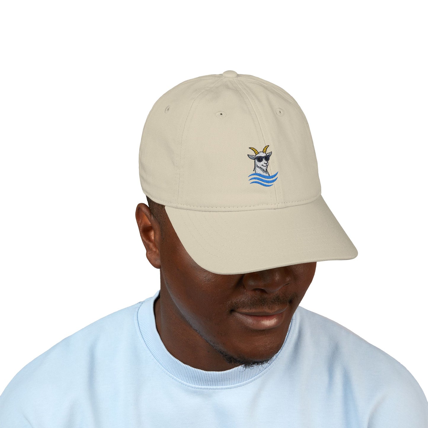 Cool Goat Cap Embroidered