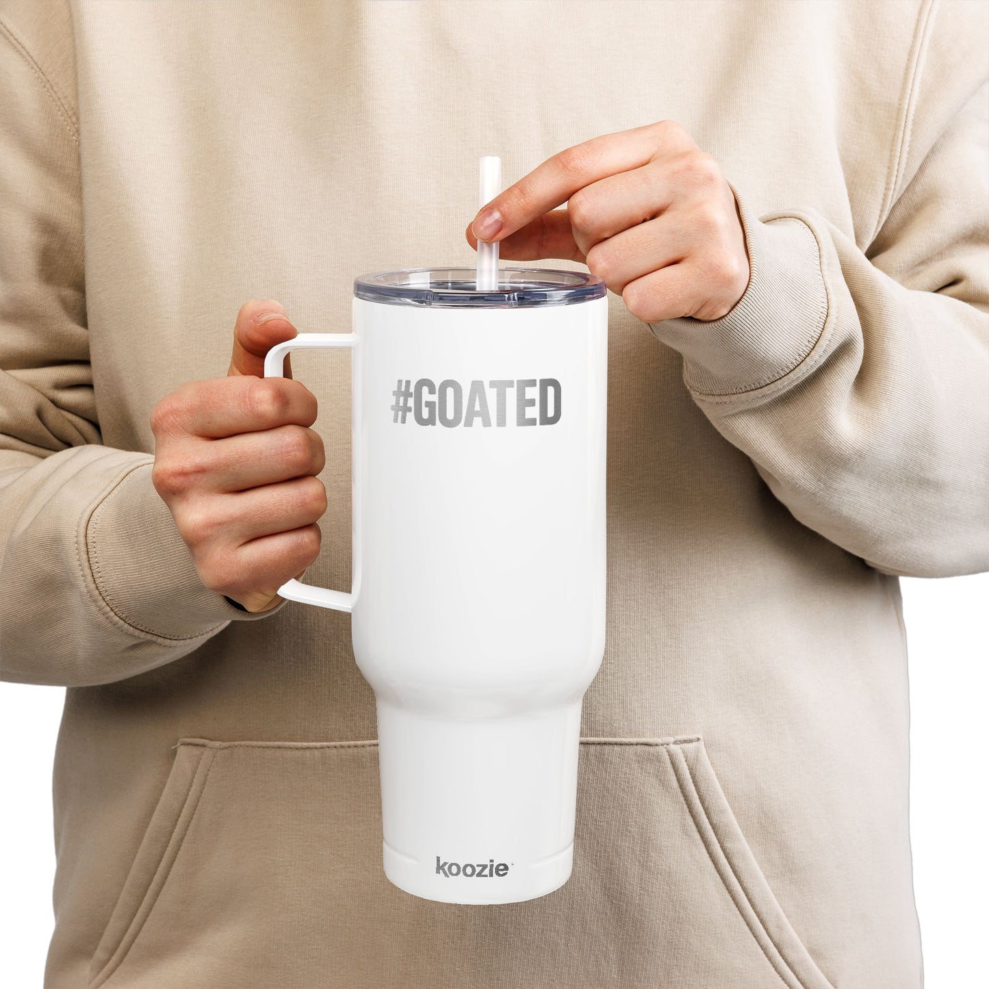 Goated Tumbler with Lid