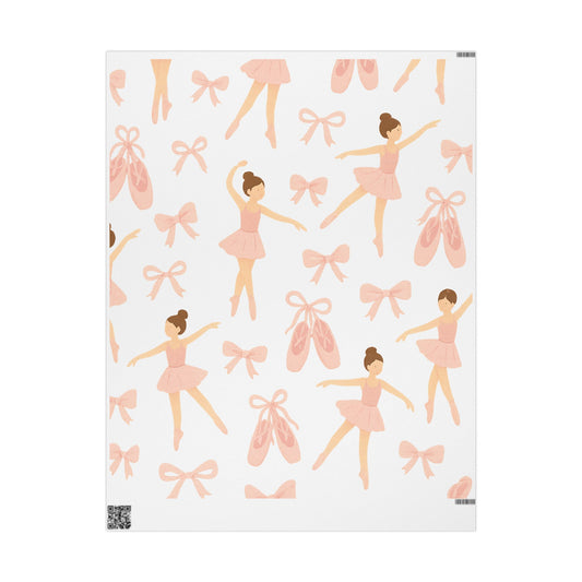 Ballet-Themed Gift Wrapping Paper