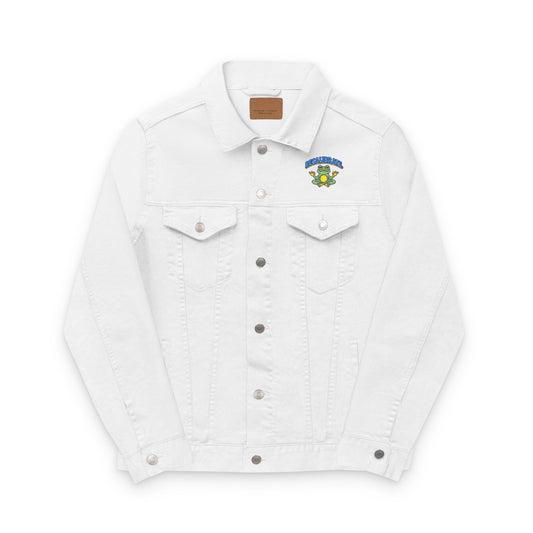 Embroidered Recalibrate Frog Denim Jacket
