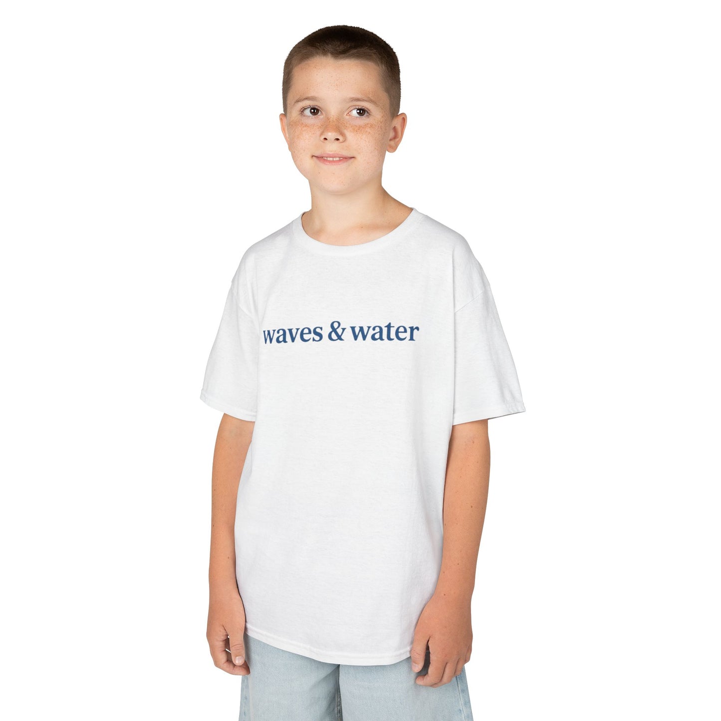 Kids Beach Vibes Tee, Waves & Water T-Shirt