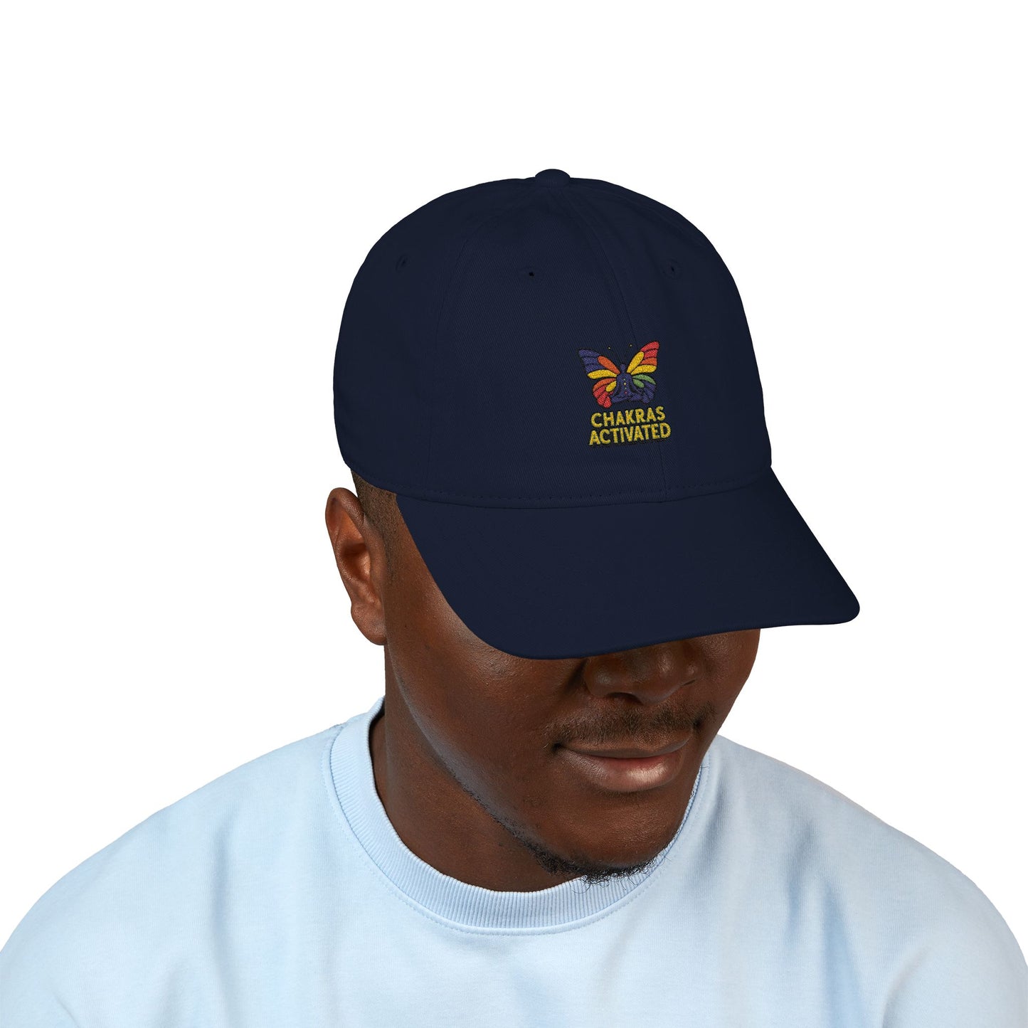 Chakra Butterfly Embroidered Baseball Cap