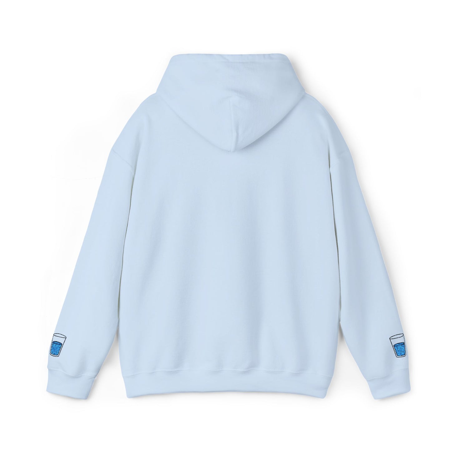 Glass Half Full with Sleeve Art Sweatshirt
