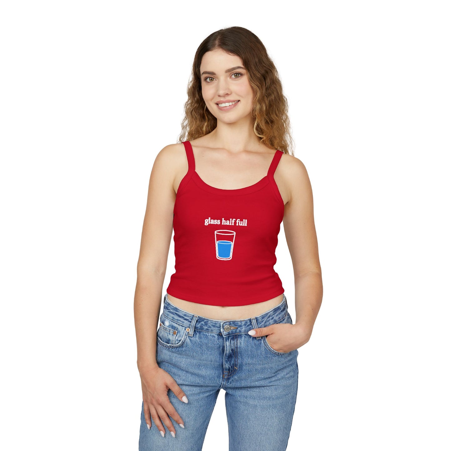 Glass Half Full Tank Top