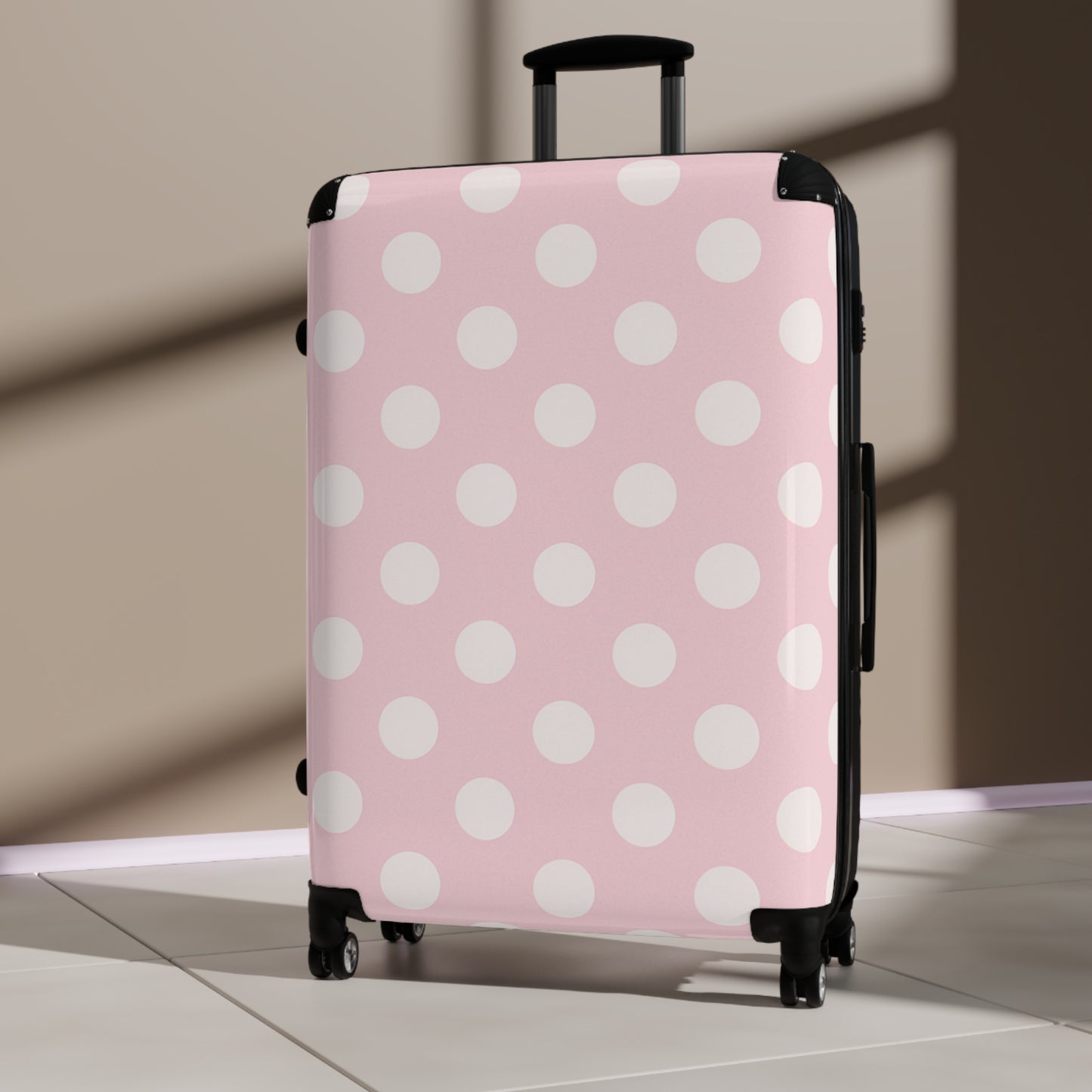 Pink Polka Dot Suitcase