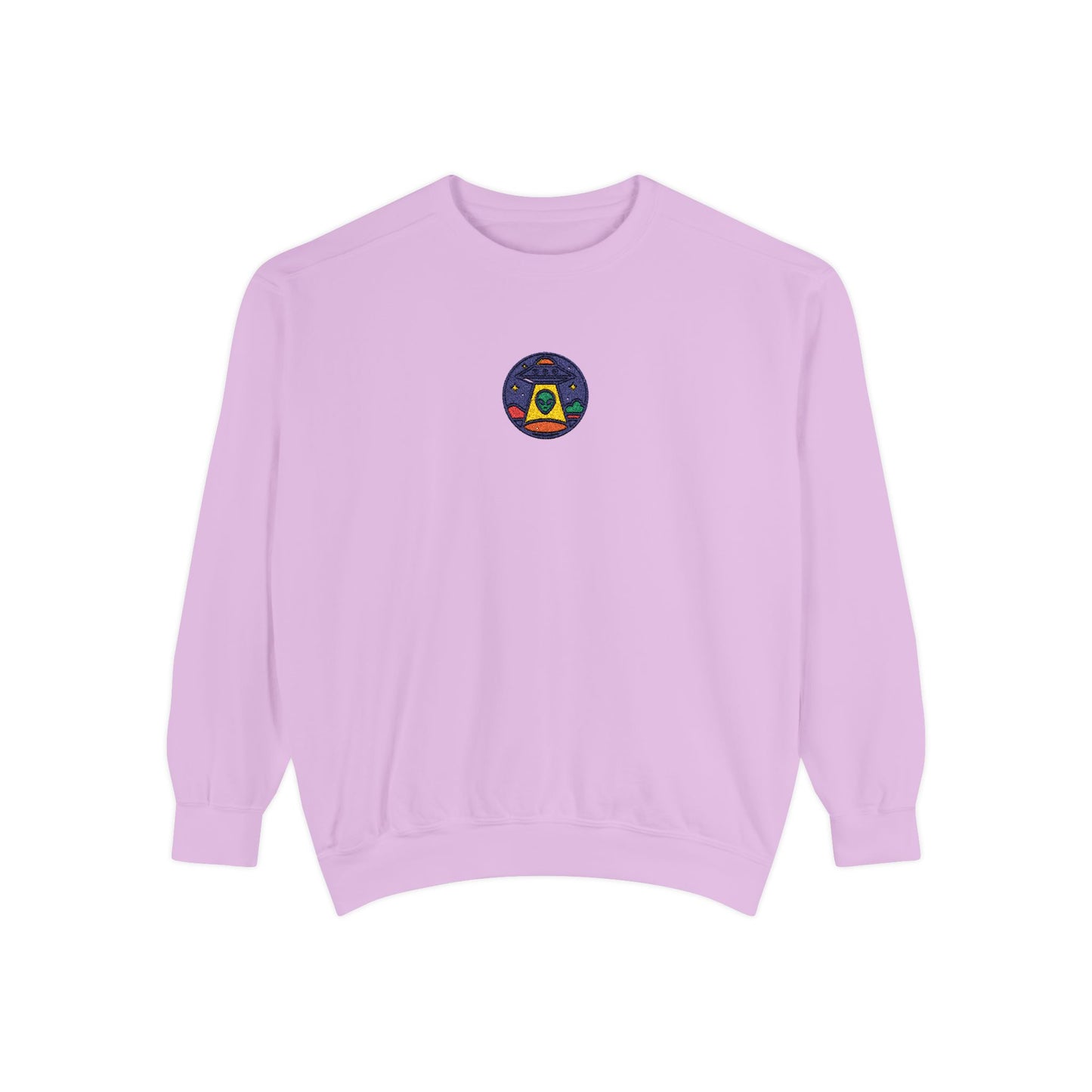 UFO Embroidery Premium Unisex Sweatshirt