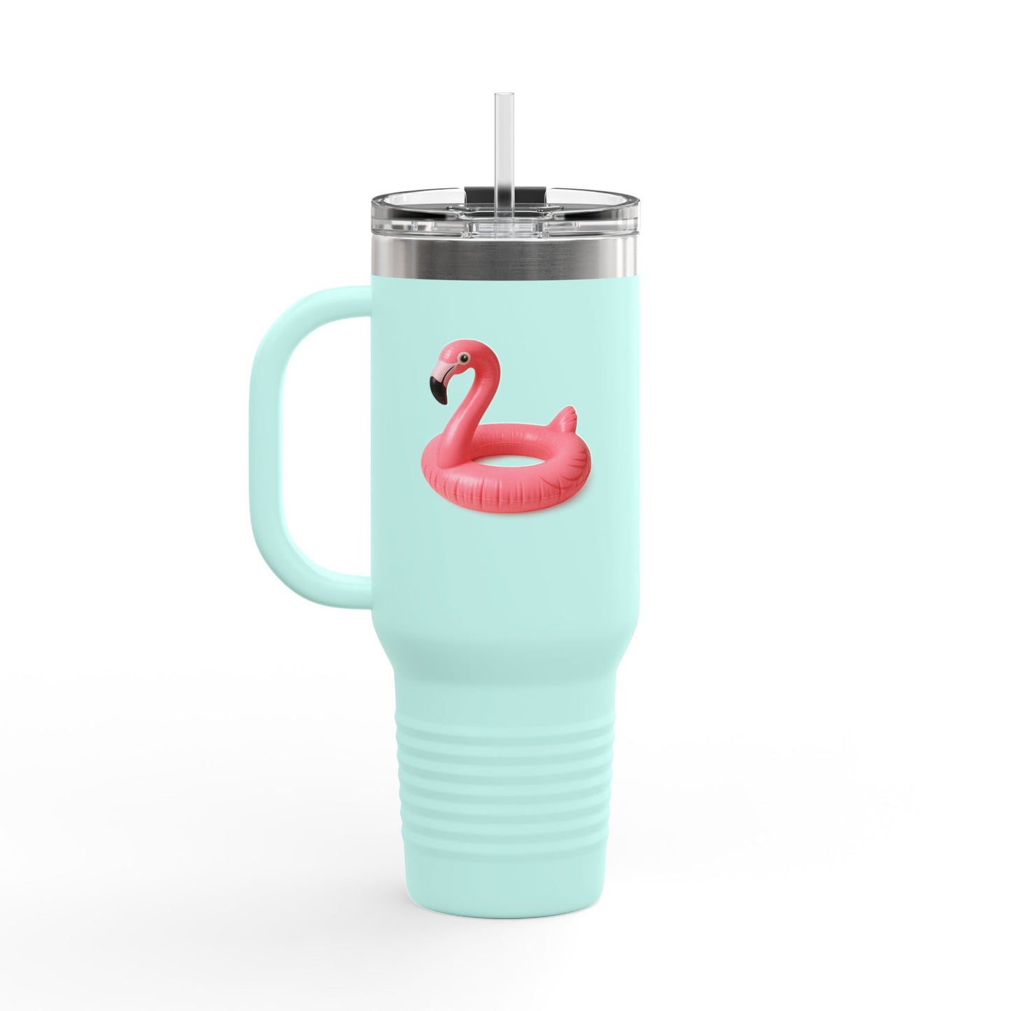 Fun Flamingo Travel Mug