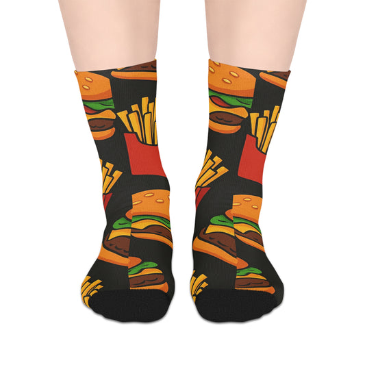 Burger and Fries Socks