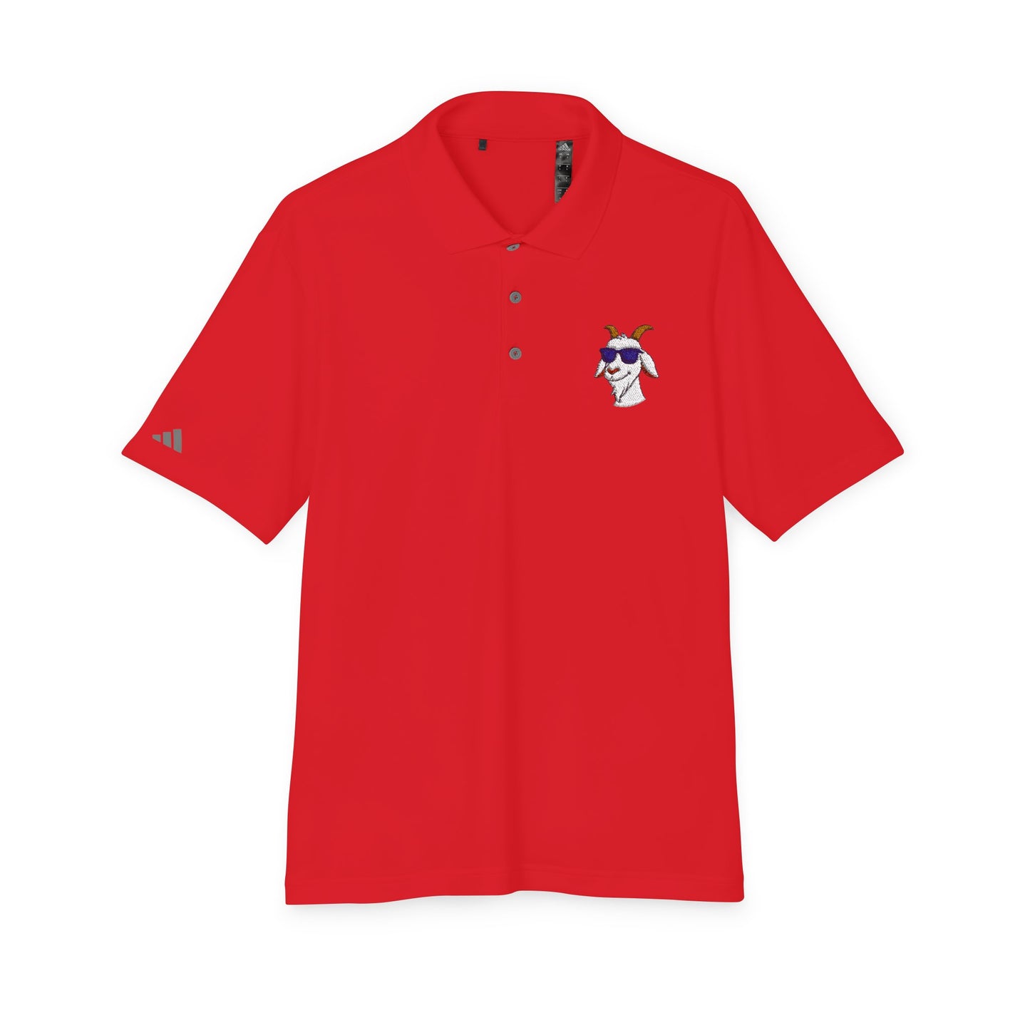 Adidas Polo Shirt with "Goat" Logo