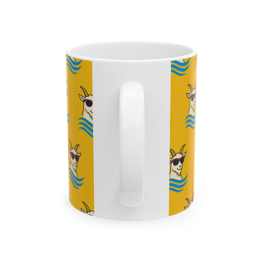 Cool Goat Ceramic Mug