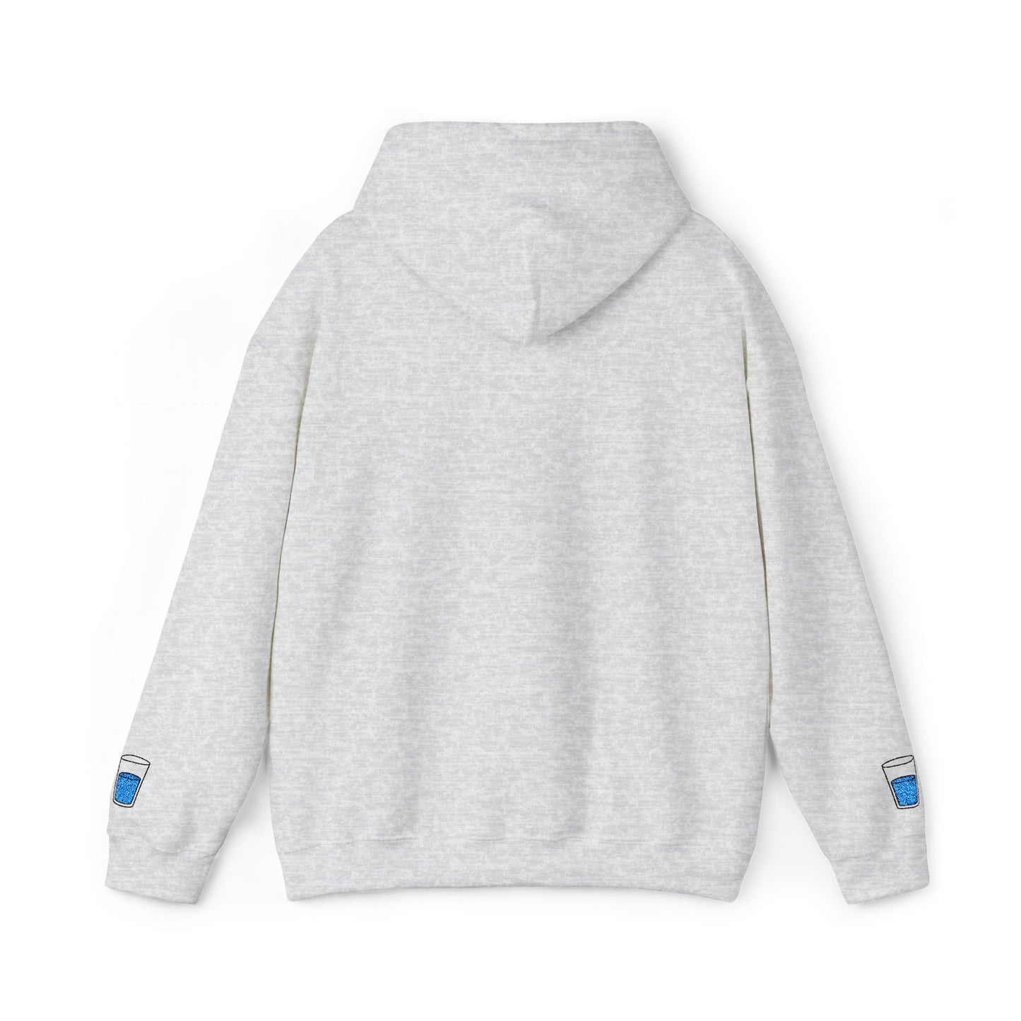 Glass Half Full with Sleeve Art Sweatshirt