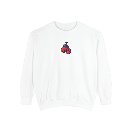 Boxing Embroidery Design Sweatshirt