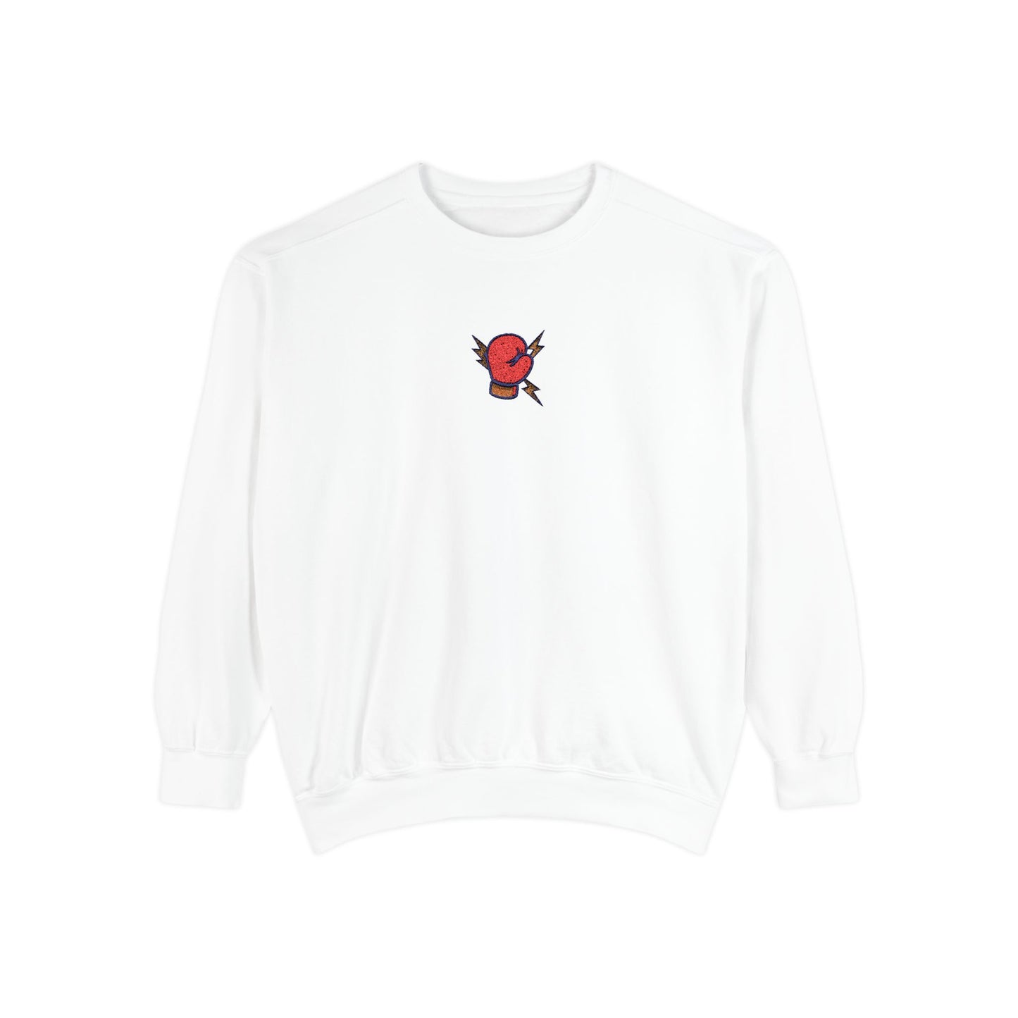 Boxing Embroidery Sweatshirt Unisex
