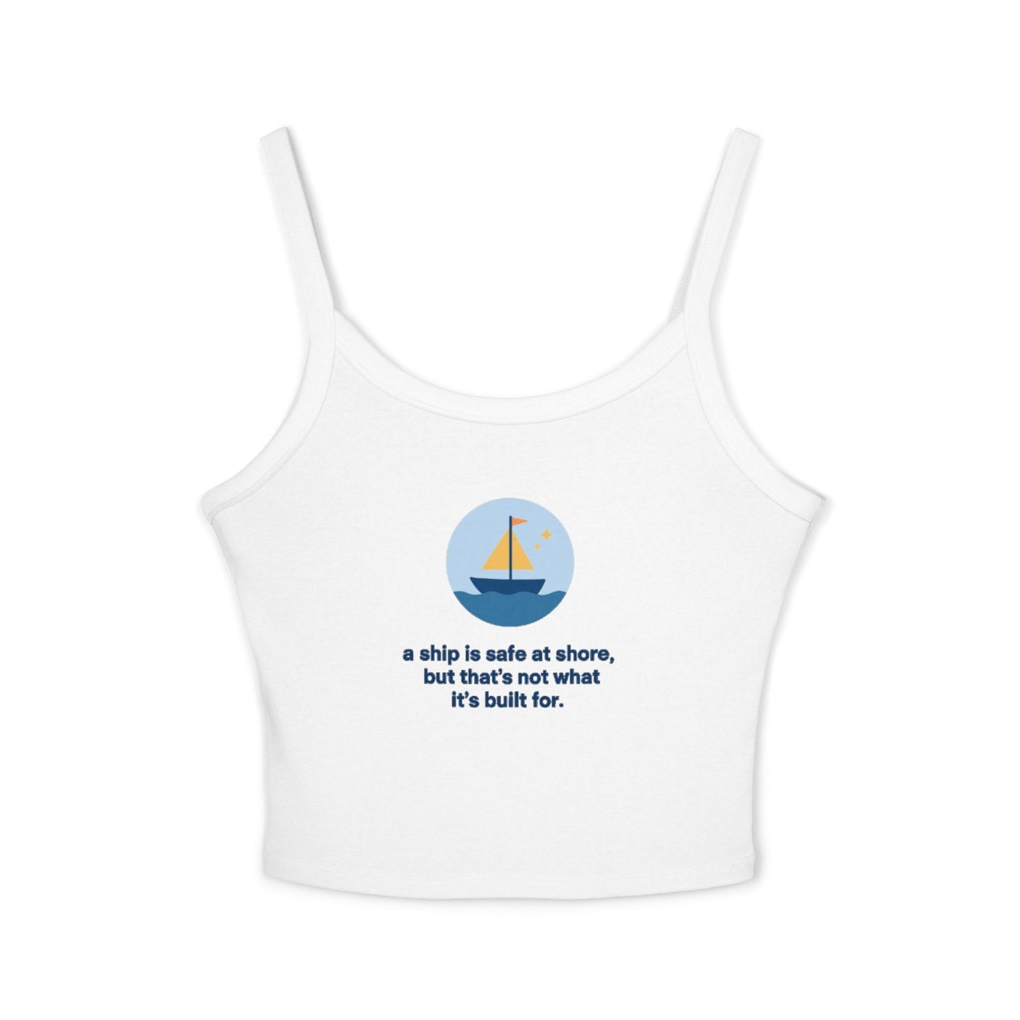 A Ship Quote | Women’s Spaghetti Strap Top