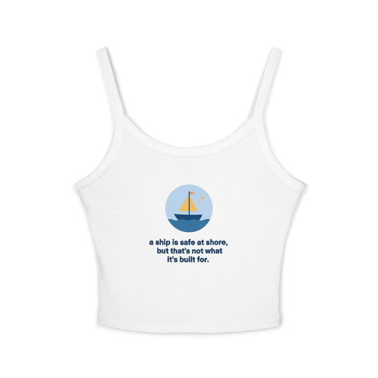 A Ship Quote | Women’s Spaghetti Strap Top