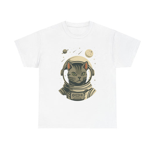 Cosmic Cat Astronaut Tee Unisex