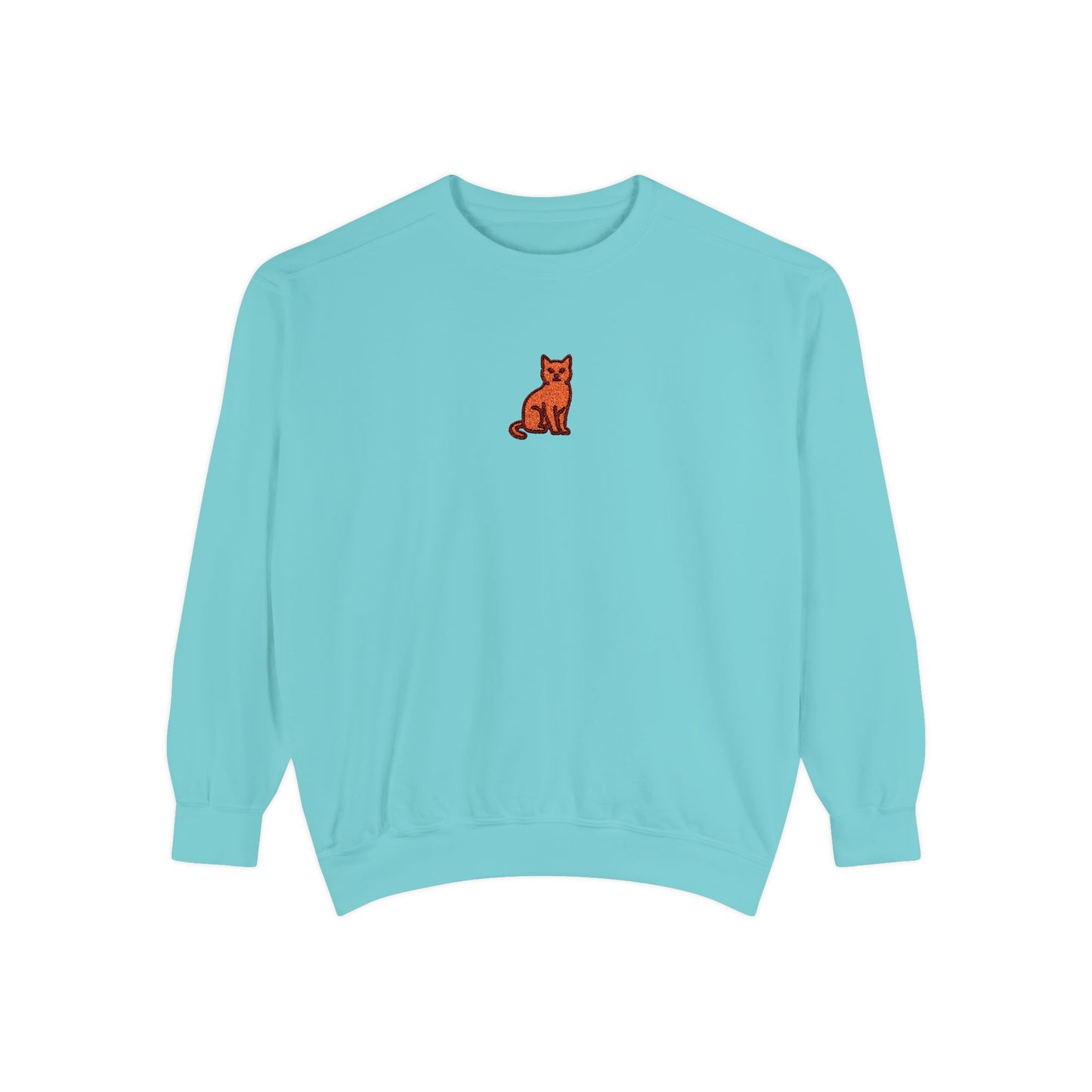 Cat Embroidery Sweatshirt