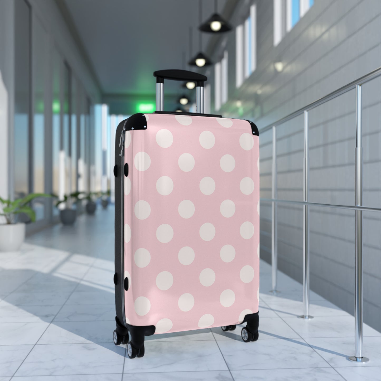 Pink Polka Dot Suitcase