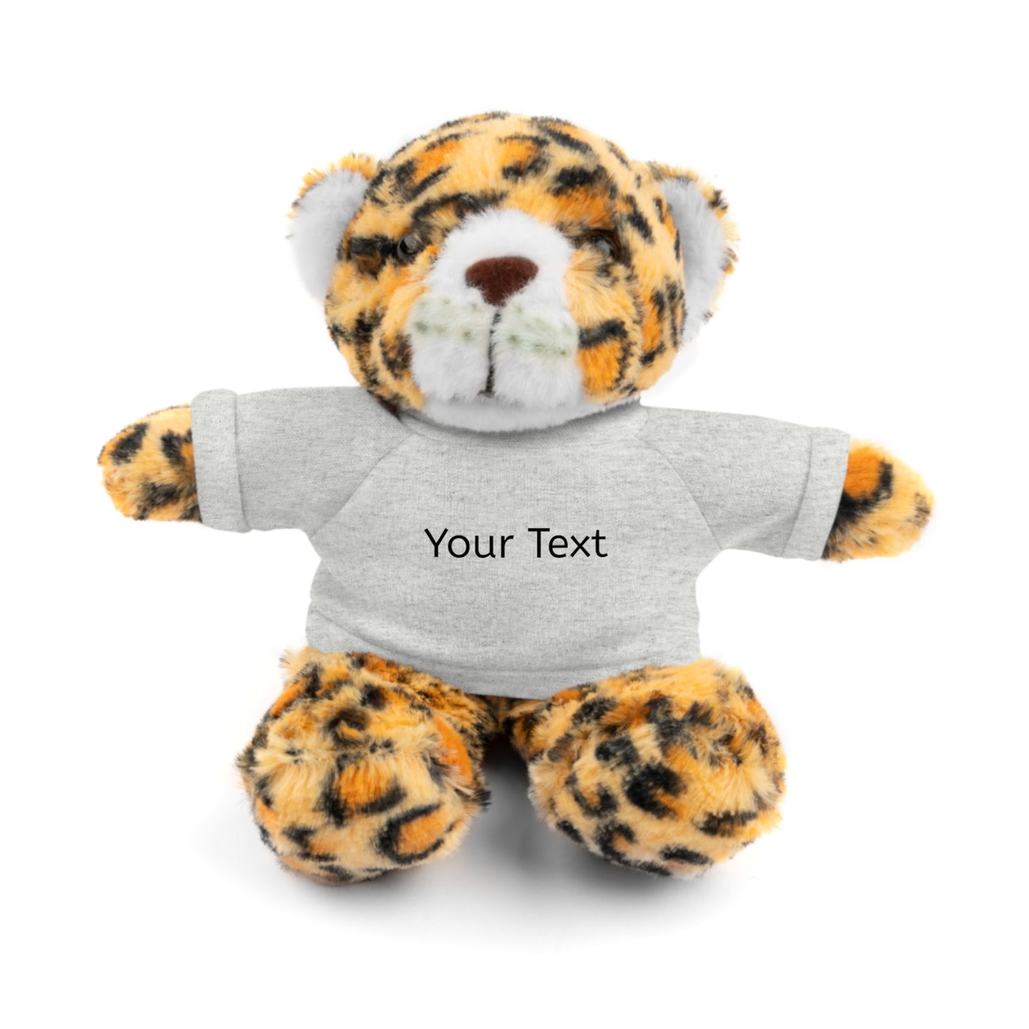Personalized Stuffed Animal with Tee, Custom Teddy Bear Gift, Cuddly Plush Toy