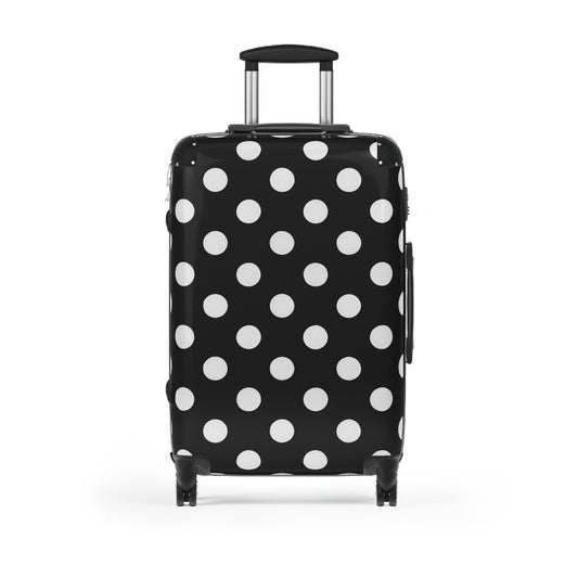 Polka Dot Suitcase for Travelers