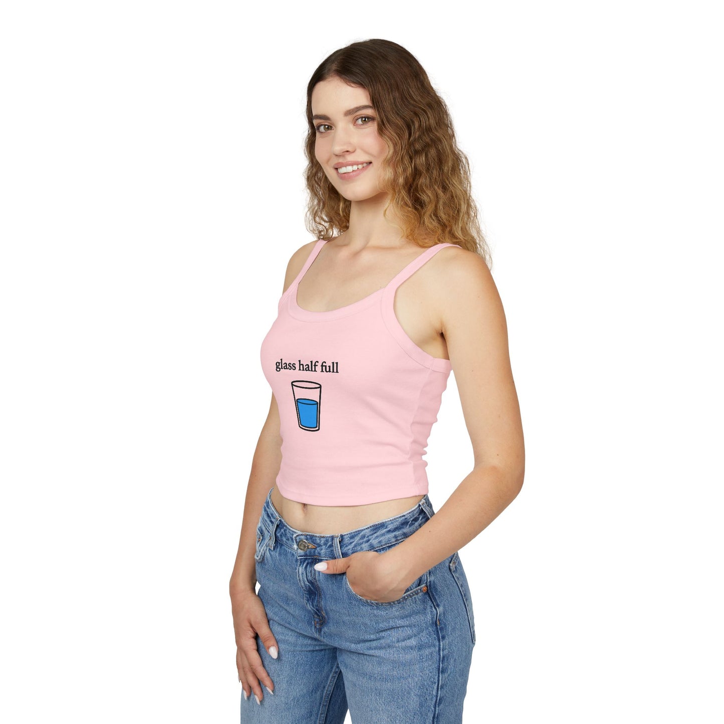 Glass Half Full Tank Top