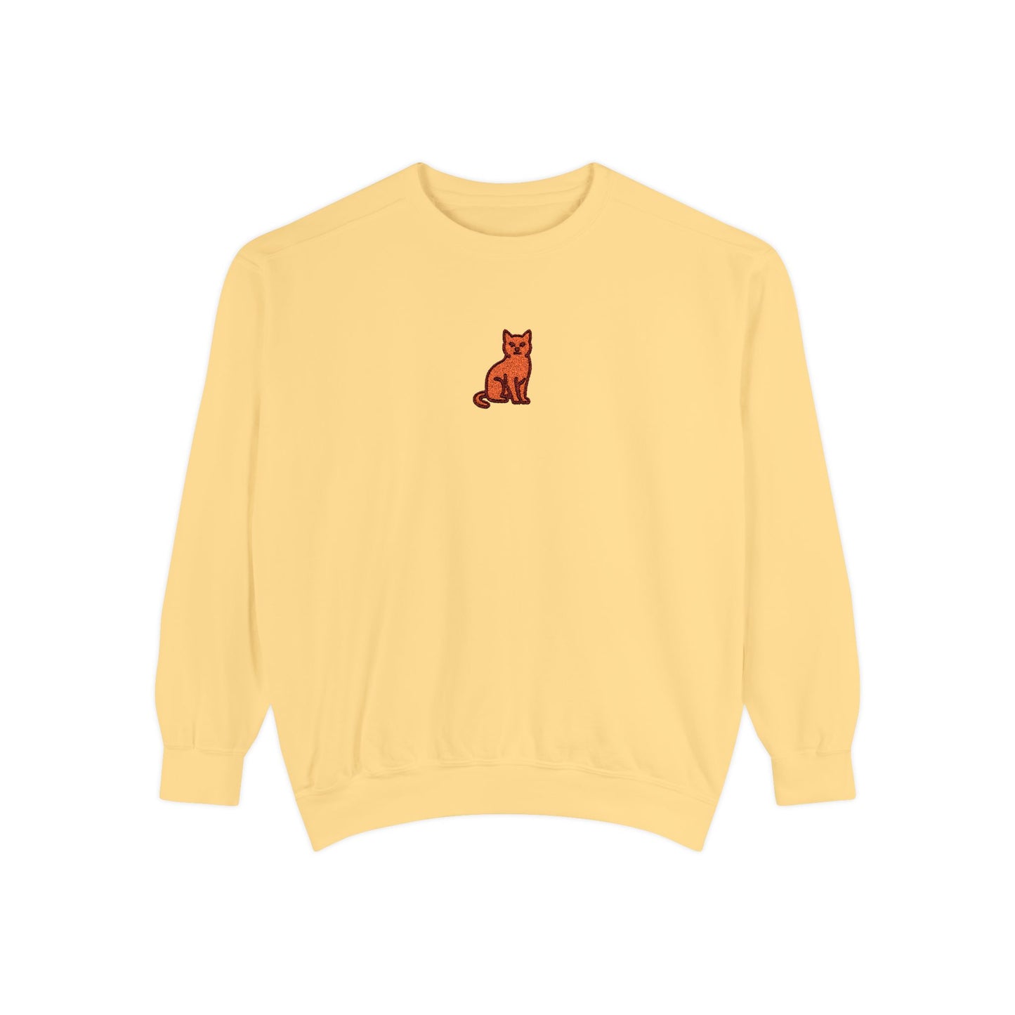 Cat Embroidery Sweatshirt