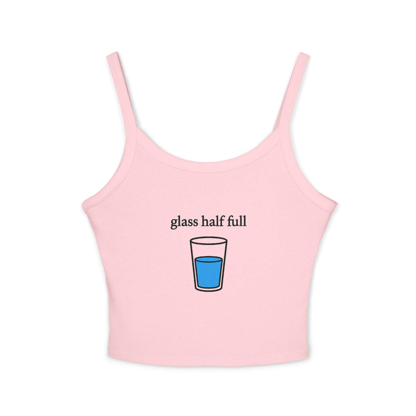 Glass Half Full Tank Top