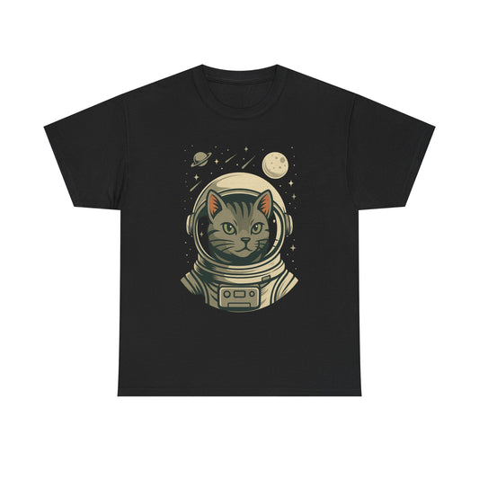 Cosmic Cat Astronaut Tee Unisex