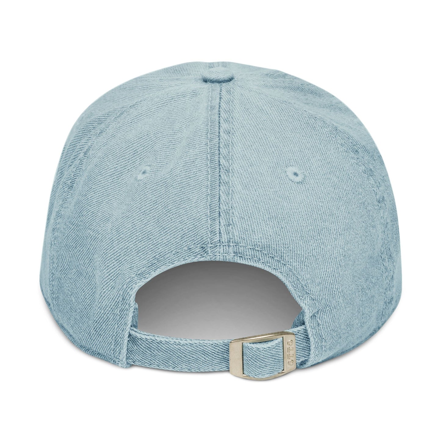 Waves & Water Embroidered Denim Hat