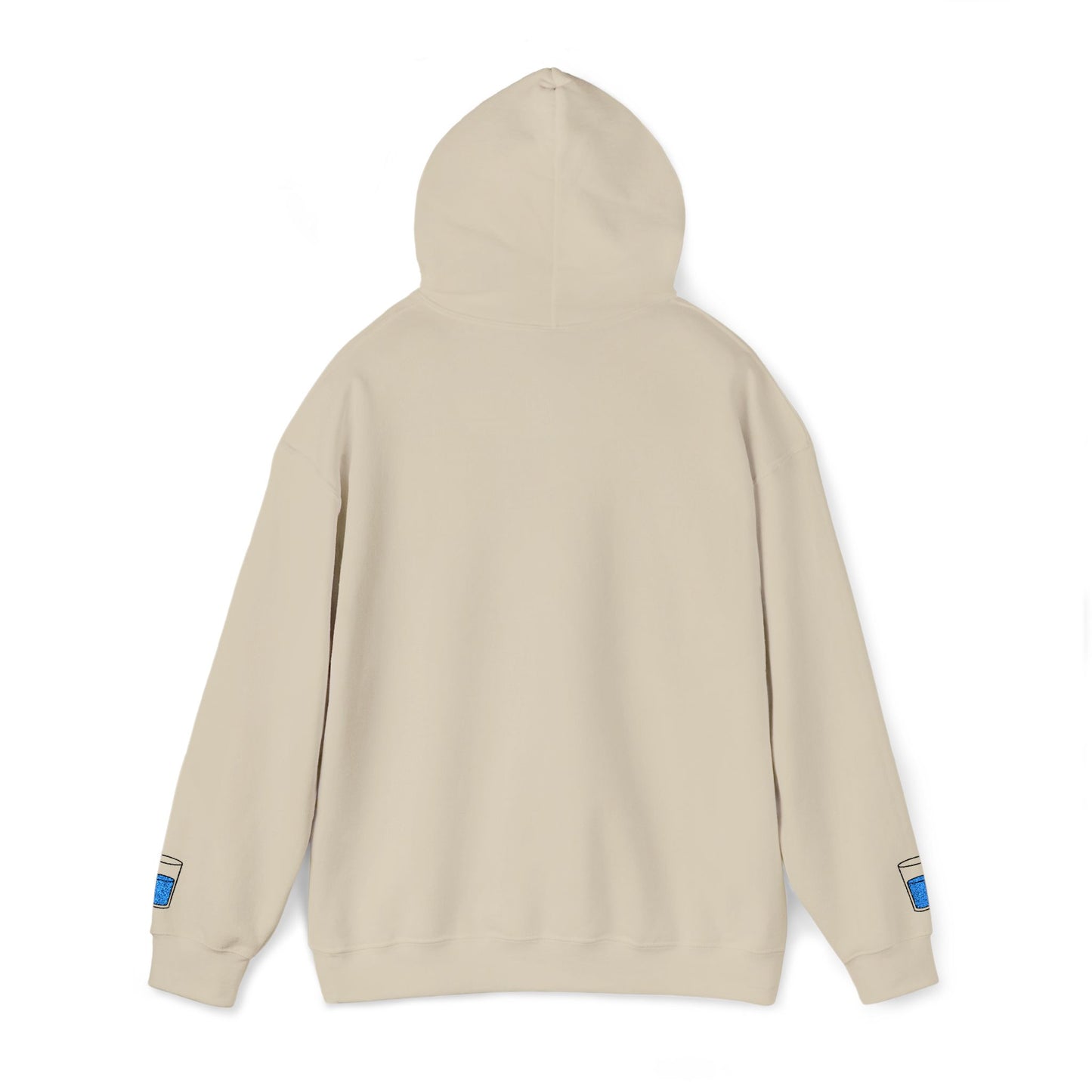 Glass Half Full with Sleeve Art Sweatshirt