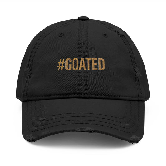 Cap with #Goated Embroidery