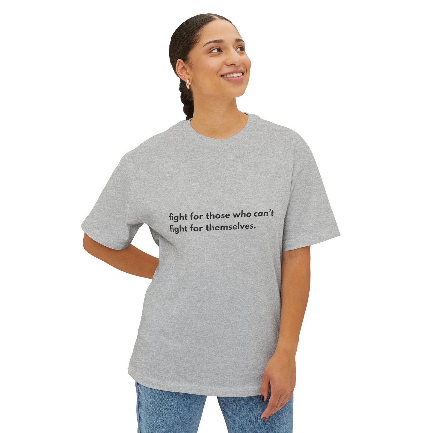 Fight for People Oversized Tee