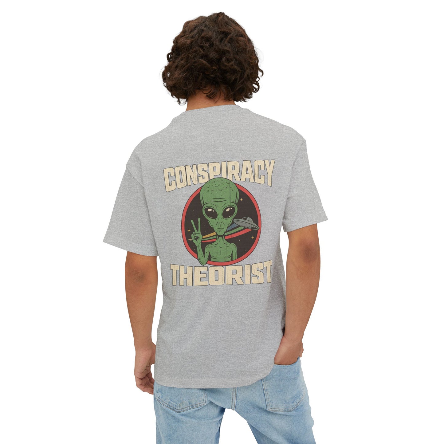 Unisex Alien Conspiracy Theorist Oversized Tee