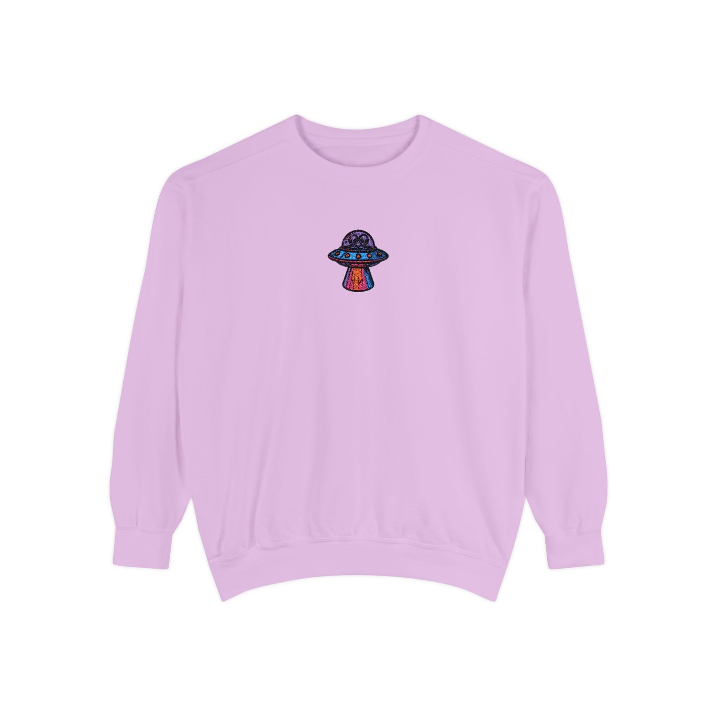 Alien UFO Embroidery Sweatshirt