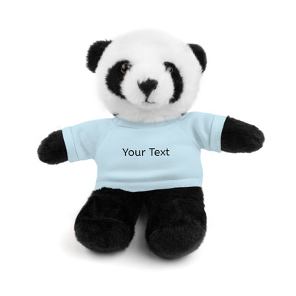 Personalized Stuffed Animal with Tee, Custom Teddy Bear Gift, Cuddly Plush Toy