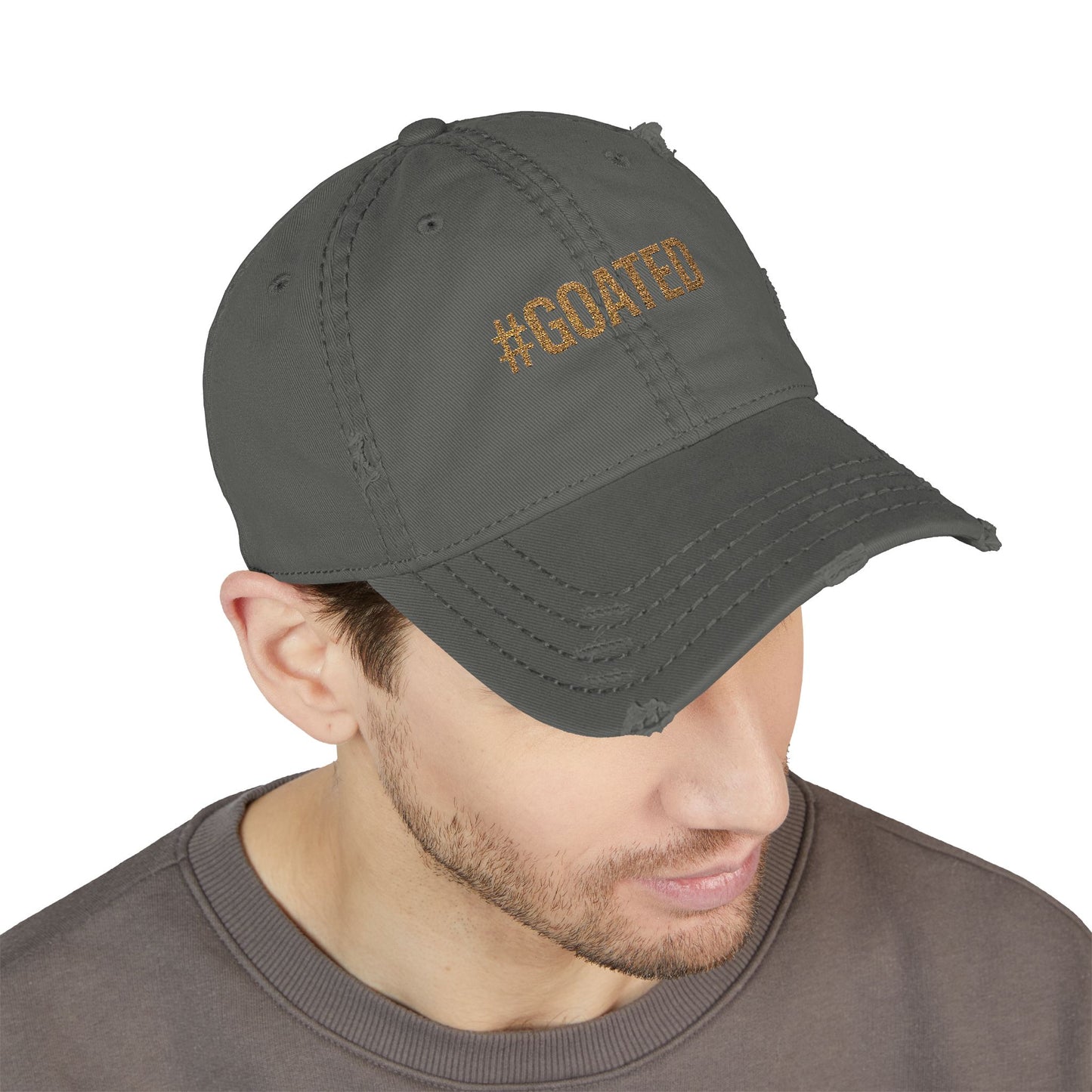 Cap with #Goated Embroidery