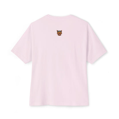 Chaotic Cat Graphic Tee, Unisex Oversized