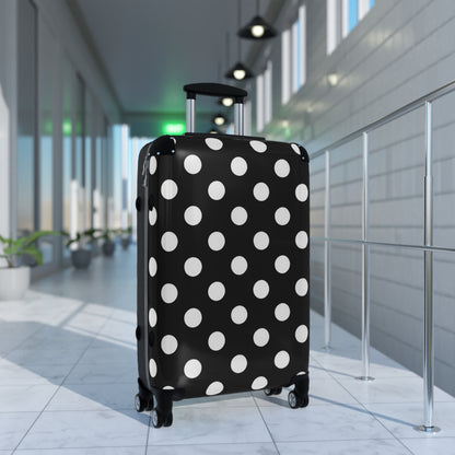 Polka Dot Suitcase for Travelers