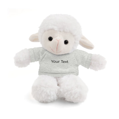 Personalized Stuffed Animal with Tee, Custom Teddy Bear Gift, Cuddly Plush Toy